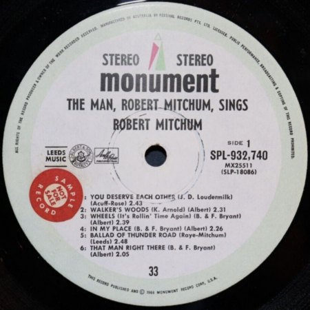 Robert Mitchum - Little Old Wine Drinker Me