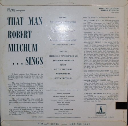 Robert Mitchum - Little Old Wine Drinker Me