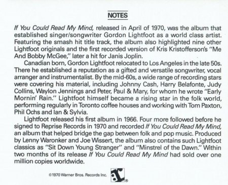 GORD LIGHTFOOT, GORDON LIGHTFOOT, GORDIE LIGHTFOOT