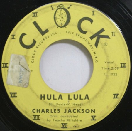 CHUCK JACKSON, CHARLES JACKSON
