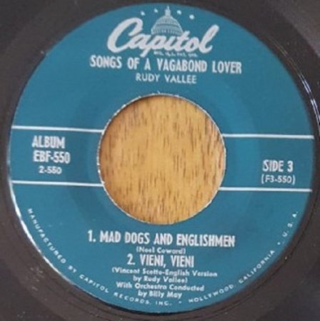 RUDY VALLEE