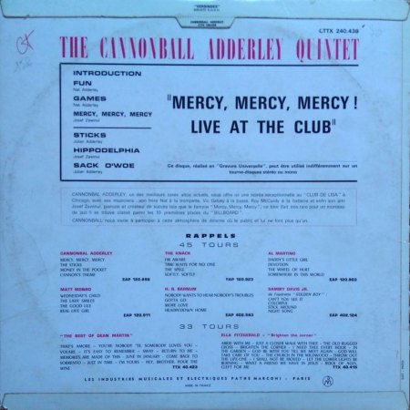 CANNONBALL ADDERLEY