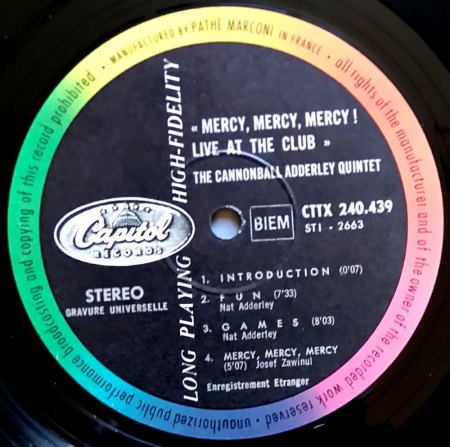 CANNONBALL ADDERLEY