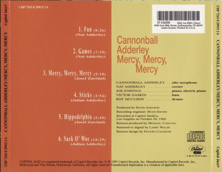 CANNONBALL ADDERLEY