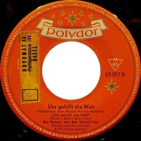 Die SUNNIES & das CORNEL-TRIO