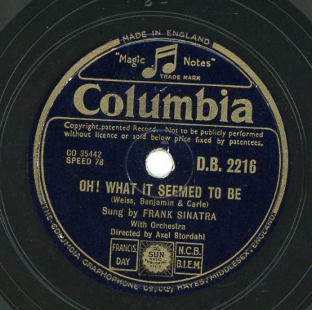 FRANK SINATRA - COLUMBIA