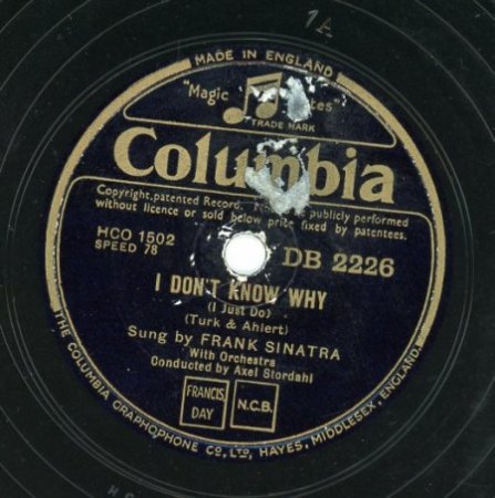 FRANK SINATRA - COLUMBIA