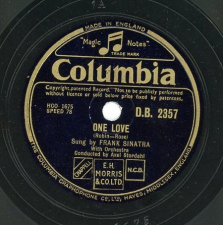 FRANK SINATRA - COLUMBIA