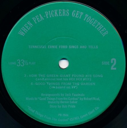 Tennessee Ernie Ford Werbeplatte