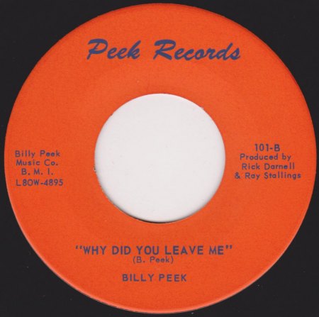 BILLY PEEK