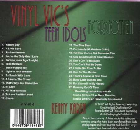 KENNY KAREN, KEN KAREN, MARC THATCHER, MARK THATCHER