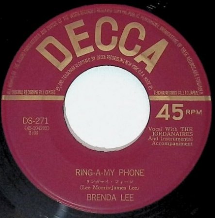BRENDA LEE - internationale Schallplatten