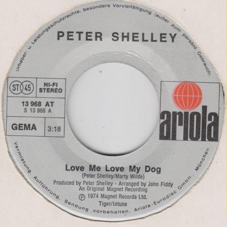 PETER SHELLEY  (1943 - 2023)