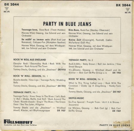 HANNES WÜST - PARTY IN BLUE JEANS