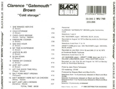 CLARENCE "GATEMOUTH" BROWN