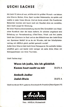 USCHI SACHSE