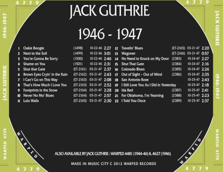 JACK GUTHRIE