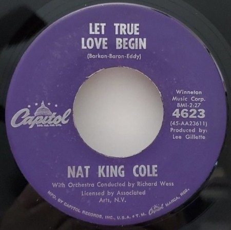 NAT KING COLE - US-Pressungen