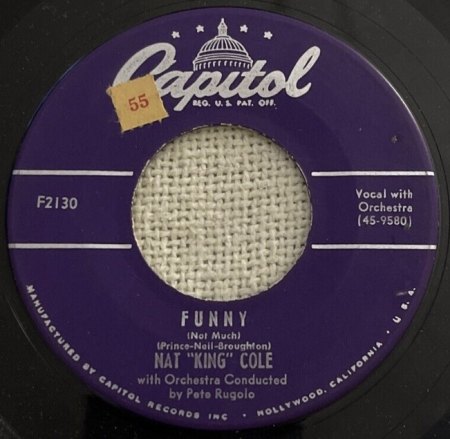 NAT KING COLE - US-Pressungen