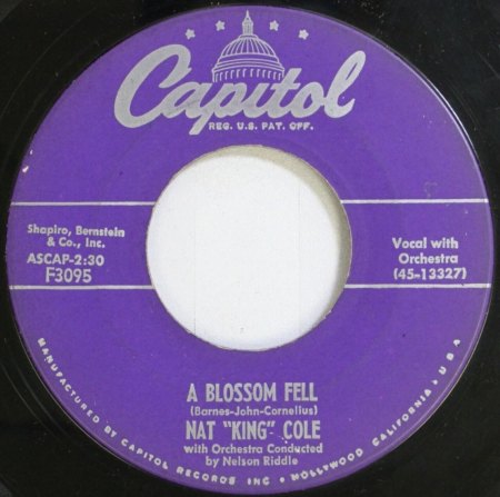 NAT KING COLE - US-Pressungen