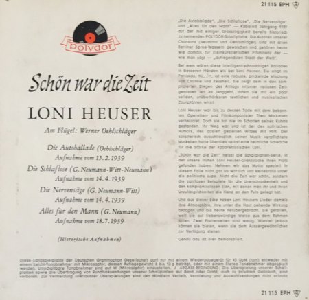 LONI HEUSER