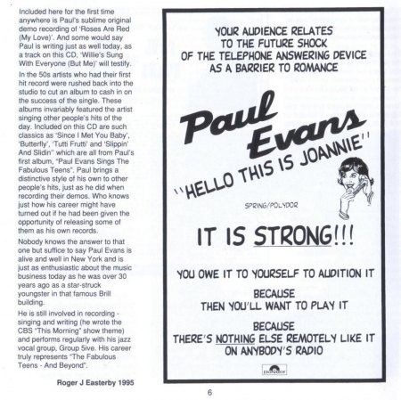 PAUL EVANS