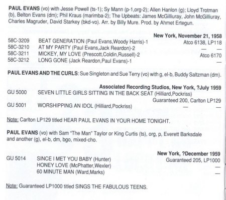 PAUL EVANS