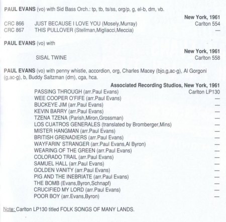 PAUL EVANS