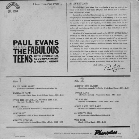 PAUL EVANS