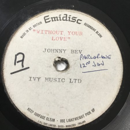 JOHNNY BEV / JOHN BEVERIDGE