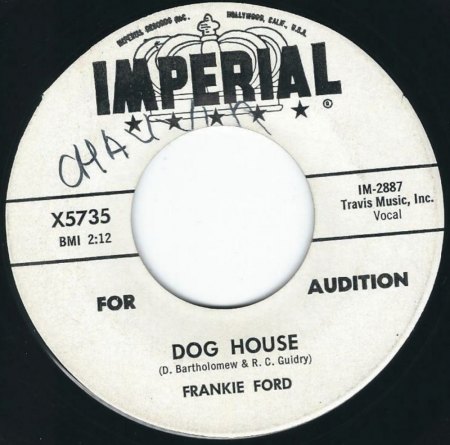 FRANKIE FORD - Singles und Kurz-Bio