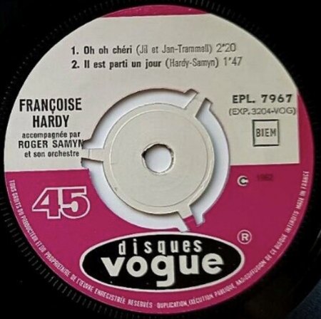 Francoise Hardy Si/EPs in französisch