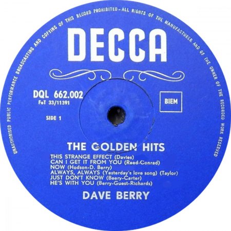 DAVE BERRY