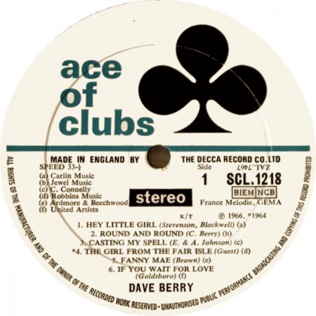 DAVE BERRY