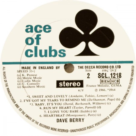 DAVE BERRY