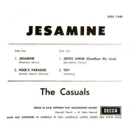 CASUALS - die mit "Jesamine"