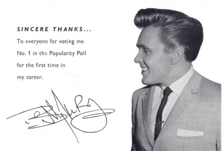 Billy Fury - Auf Titel vom New Musical Express