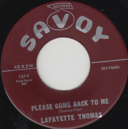 LAFAYETTE THOMAS