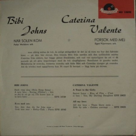 CATERINA VALENTE - International