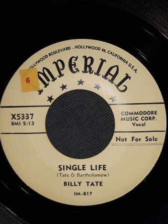 BILLY TATE/BLIND BILLY TATE
