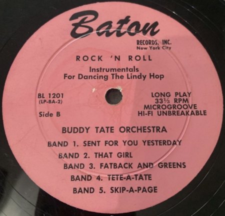 BUDDY TATE