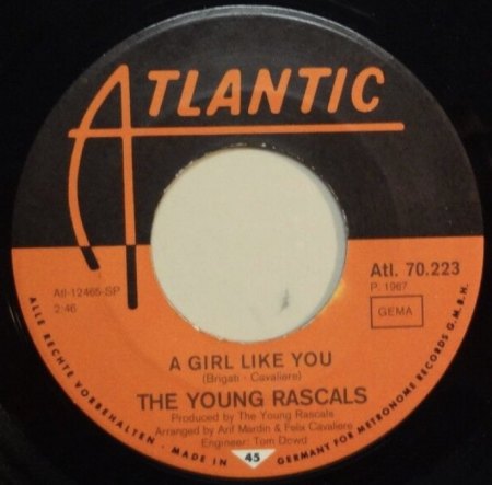 THE YOUNG RASCALS und dann THE RASCALS