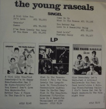 THE YOUNG RASCALS und dann THE RASCALS