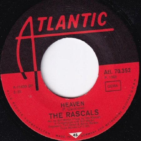 THE YOUNG RASCALS und dann THE RASCALS