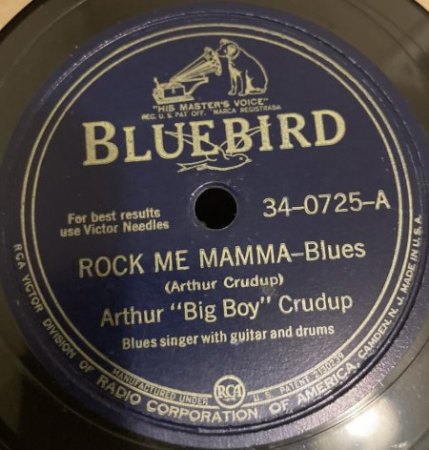 ARTHUR 'Big Boy' CRUDUP