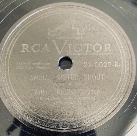 ARTHUR 'Big Boy' CRUDUP