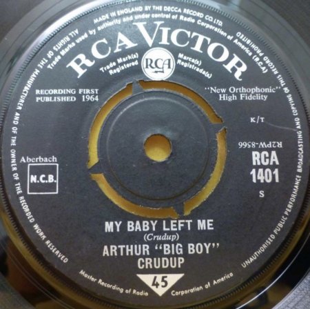 ARTHUR 'Big Boy' CRUDUP
