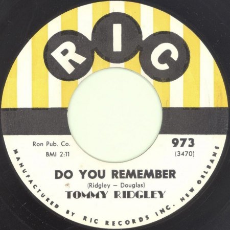 TOMMY RIDGLEY