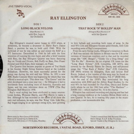 RAY ELLINGTON - Charlie Brown (Azetat)