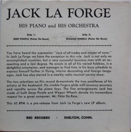 JACK LA FORGE